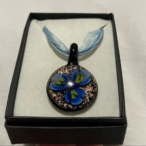Glass Pendant Necklace